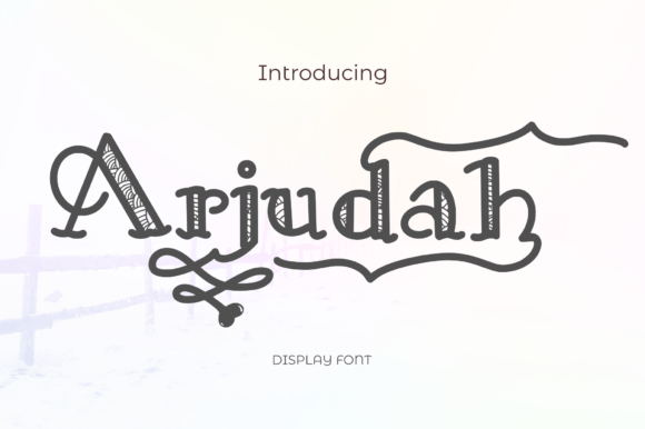 Arjudah Font for Modern Branding and Visual Content