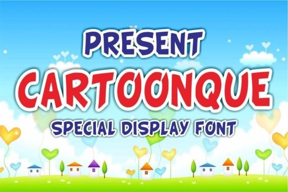 Cartoonque: A Modern Display Font for Editorial Creativity
