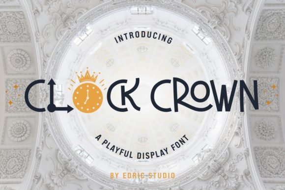 Clock Crown Font for Eye-Catching Brand Content