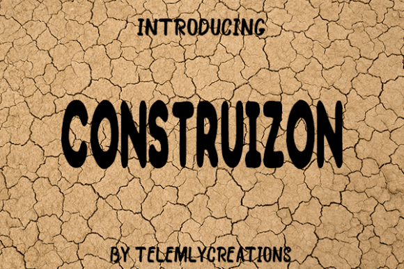 Construizon: A Cute Display Font for Web Design
