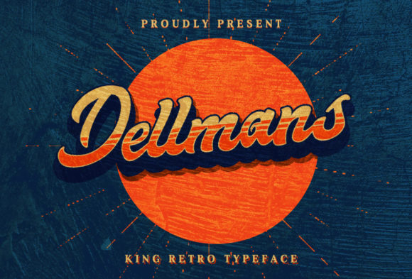 Dellmans Font Review for Bold Branding