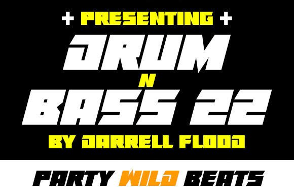 Drum N Bass 22: A Modern Display Font for Bold Editorial Designs