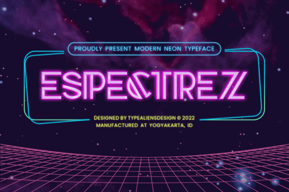 Espectrez Font for Handmade and Commercial Crafts
