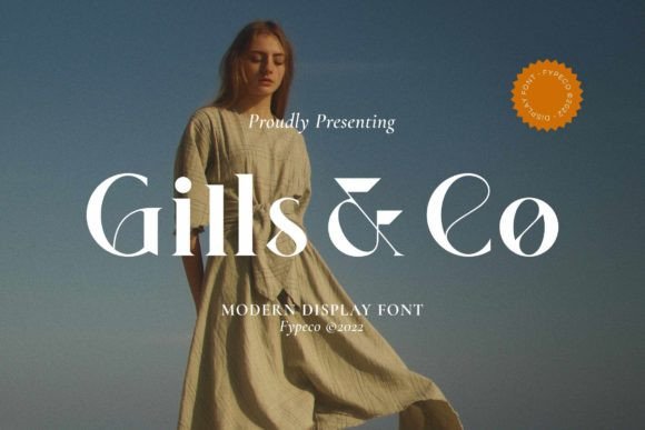 Gills Co: A Modern Display Font for Bold Branding