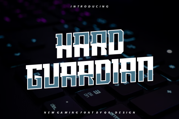 Hard Guardian: A Bold Display Font for Dynamic Web Design