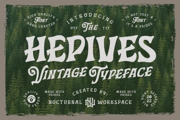 Hepives Font for Handmade Creations