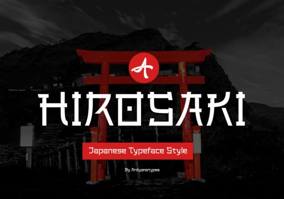 Hirosaki: A Japanese Style Display Font for Editorial Design