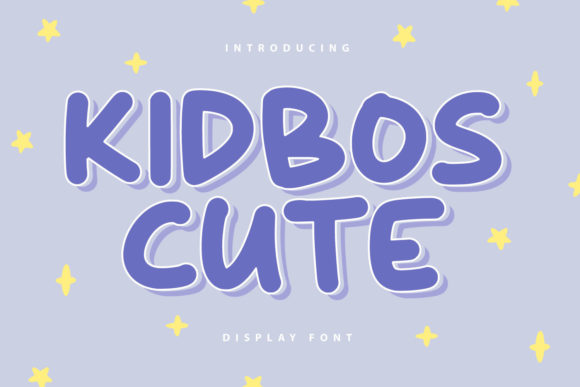 Kidbos Cute: A Playful Font for Modern Editorial Design
