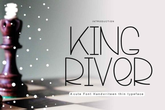King River: A Simple Display Font for Modern Branding