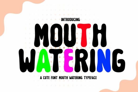 Mouth Watering Font for Business Branding