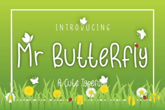 Mr Butterfly: A Feminine Typeface for Elegant Branding
