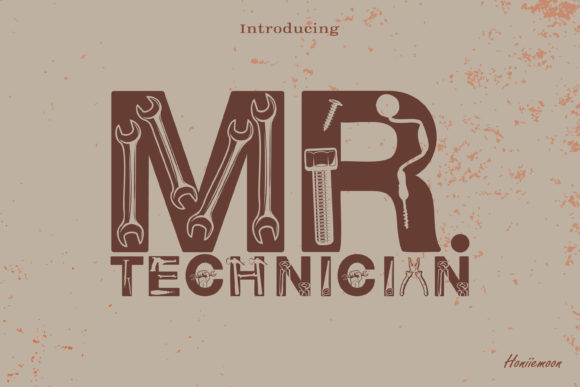 Mr Technician: A Modern Display Font for Editorial Design