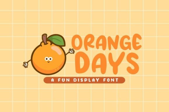 Orange Days: A Playful Font for Your Brand’s Visual Makeover