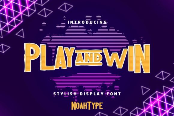 Play and Win Font for Business Branding