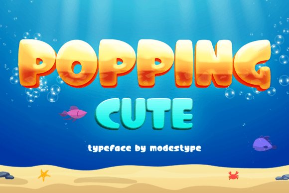 Popping Cute: A Playful Font for Polished Branding