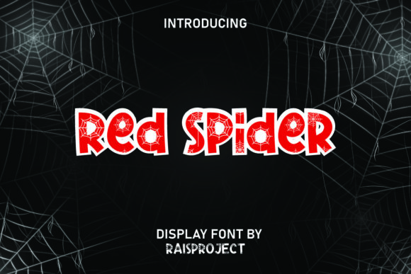 Red Spider Font for Bold Digital Branding