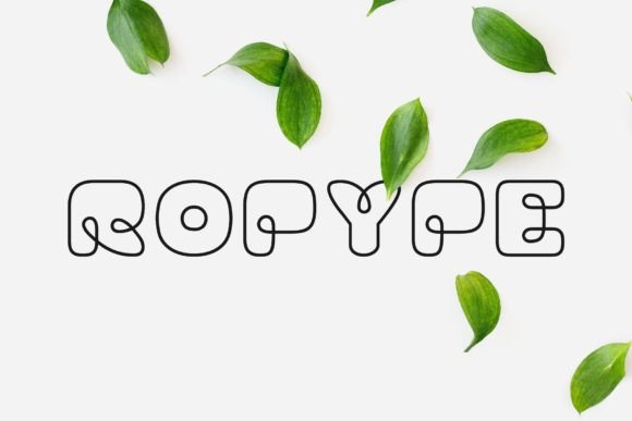 Ropype Font for Editorial Design and Content Creation