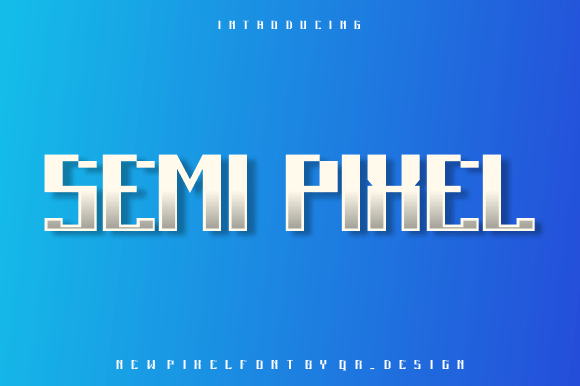 Semi Pixel: A Modern Font for Editorial Design
