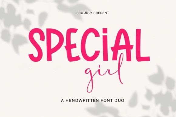 Special Girl Font for Branding Projects