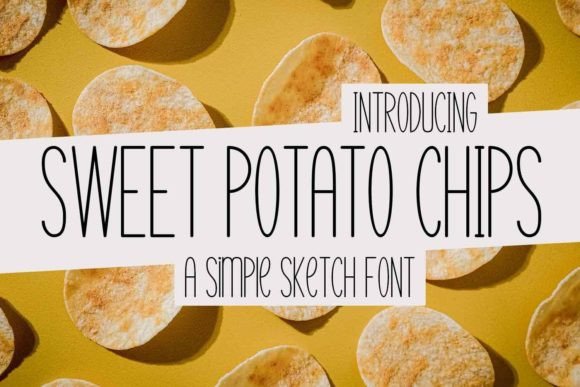 Sweet Potato Chips Font for Polished Branding