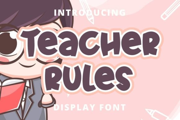 Teacher Ruler Font for Eye-Catching Design