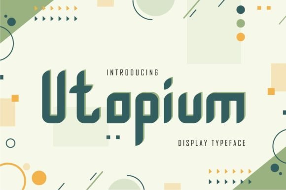 Utopium Font for Handmade Creations