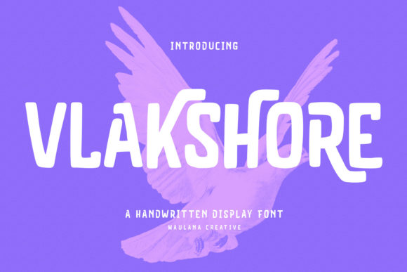 Vlakshore: A Handwritten Font for Creative Makers
